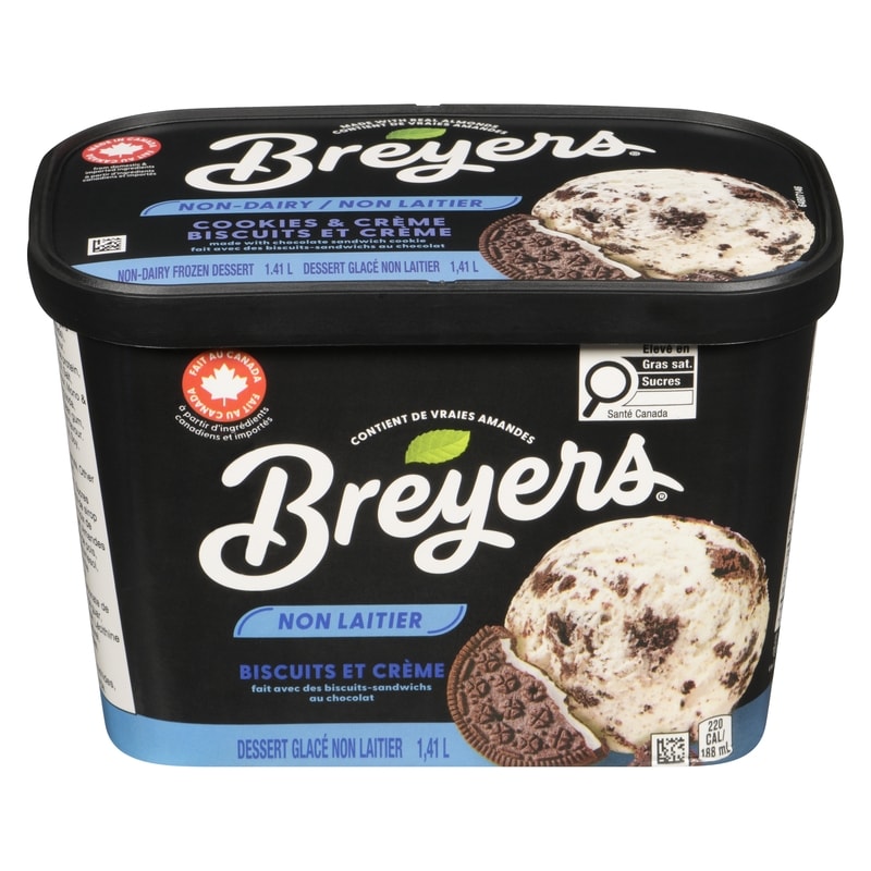 Non-Dairy Cookies & Crème Frozen Dessert 