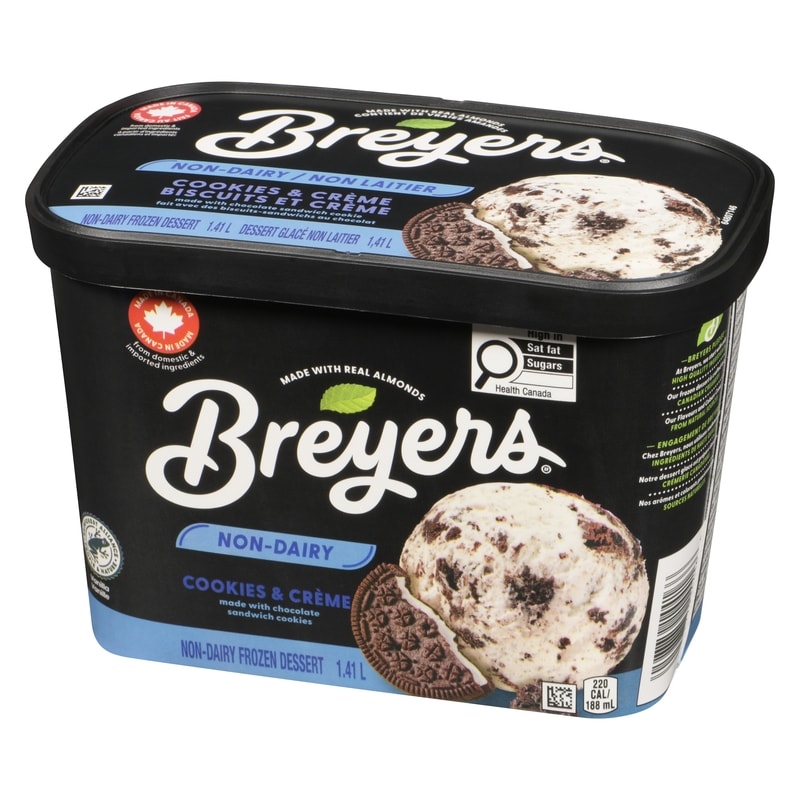 Non-Dairy Cookies & Crème Frozen Dessert 