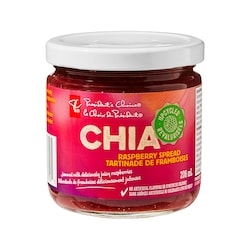 le Choix du Président Tartinade de framboises chia 206 ml, 2,57 $/100ml