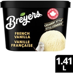 Breyers Crème Glacée Vanille Française  1410 ml, 0,35 $/100ml