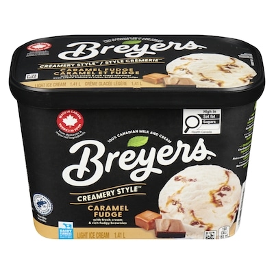 Breyers Caramel Fudge Light Ice Cream  1410 ml, $0.27/100ml