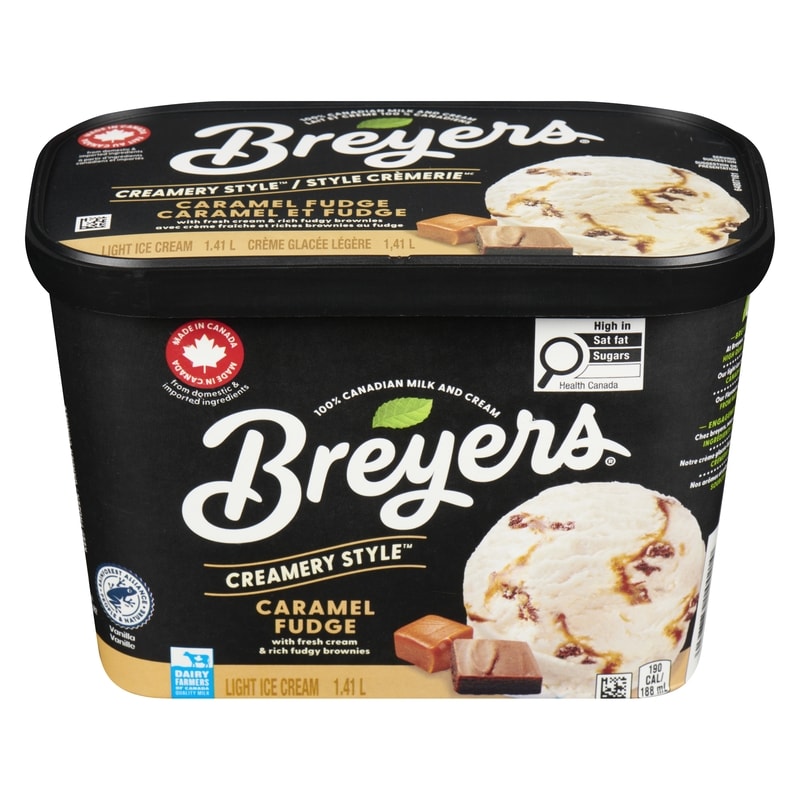 Caramel Fudge Light Ice Cream 