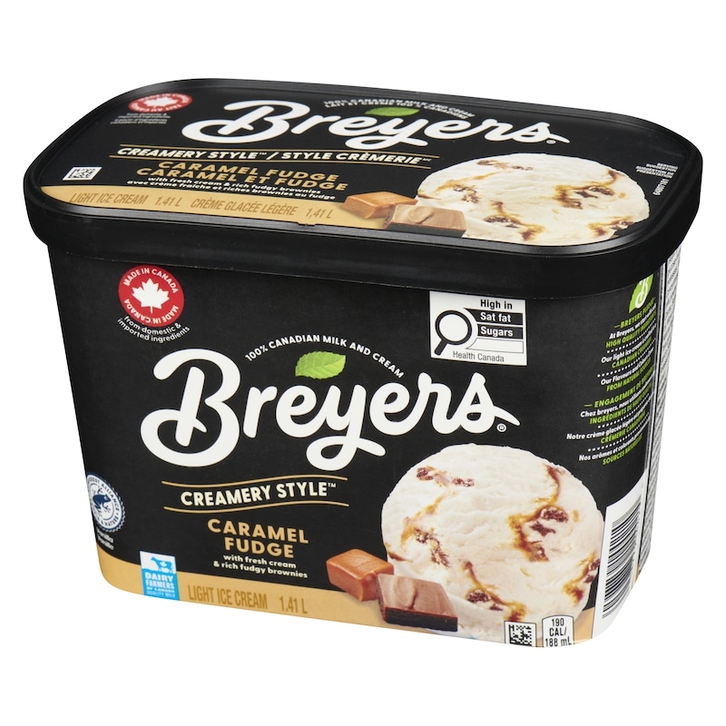 Caramel Fudge Light Ice Cream 