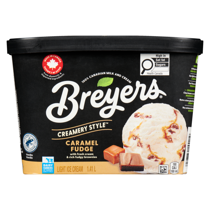 Caramel Fudge Light Ice Cream 