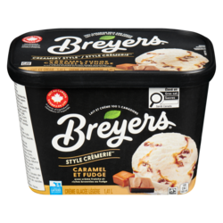 Breyers Crème glacée légère Caramel et Fudge  1410 ml, 0,28 $/100ml