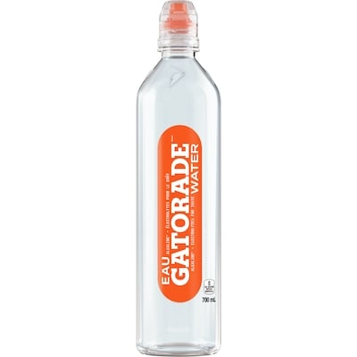 Gatorade Eau 700 ml, 0,43 $/100ml