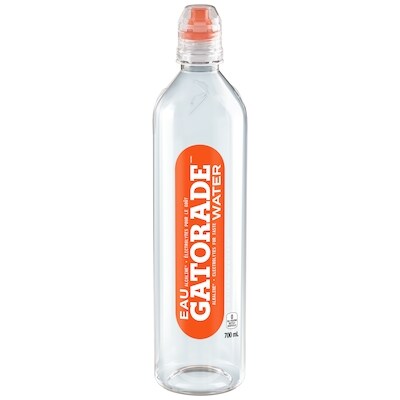 Gatorade Eau 700 ml, 0,47 $/100ml