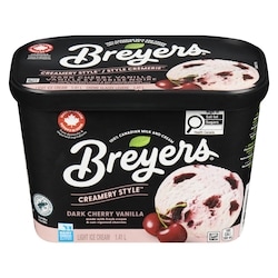 Dark Cherry Vanilla Light Ice Cream 