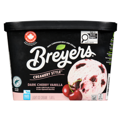 Dark Cherry Vanilla Light Ice Cream