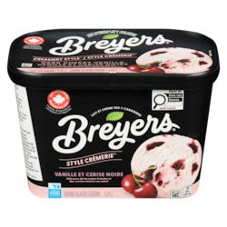 Breyers Crème glacée légère Vanille et Cerises Noires 1410 ml, 2,84 $/100ml