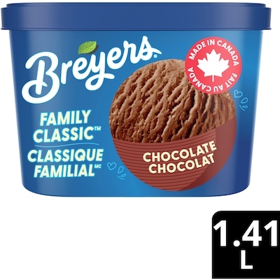 Breyers Chocolate Frozen Dessert  1410 ml, $0.32/100ml