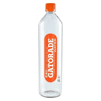 Gatorade Eau 1 l, 0,30 $/100ml