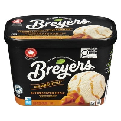 Breyers Butterscotch Ripple Light Ice Cream  1410 ml, $0.35/100ml