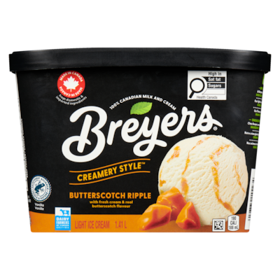 Butterscotch Ripple Light Ice Cream