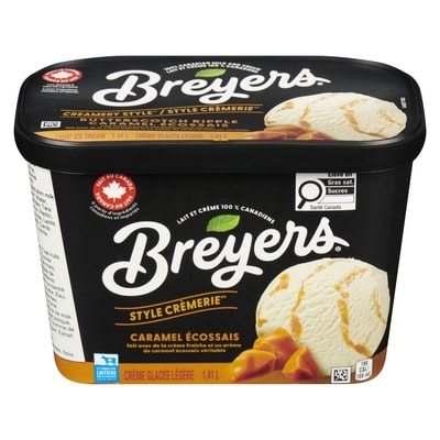 Breyers Crème glacée légère Caramel Écossais  1410 ml, 0,27 $/100ml