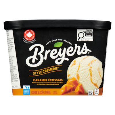 Crème glacée légère Caramel Écossais
