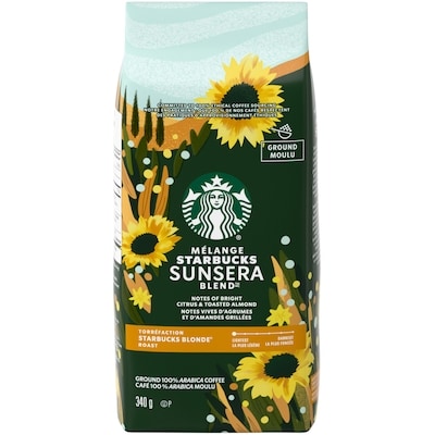 Starbucks SUNSERA BLEND, Blonde Roast Ground Coffee 340 g, $4.20/100g