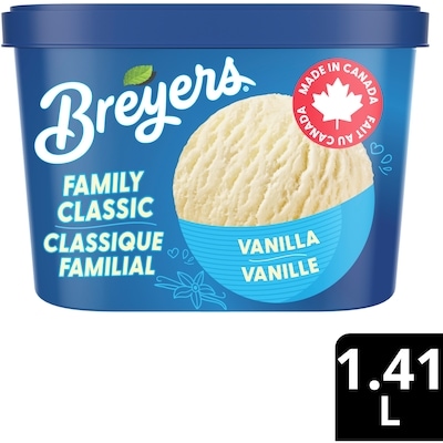 Breyers Vanilla Frozen Dessert  1410 ml, $0.53/100ml