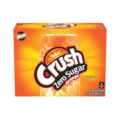 Crush Zero Orange 12x355.0 ml, $0.21/100ml