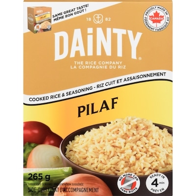 Riz Dainty Riz cuit et assaisonnement pilaf 265 g, 0,66 $/100g