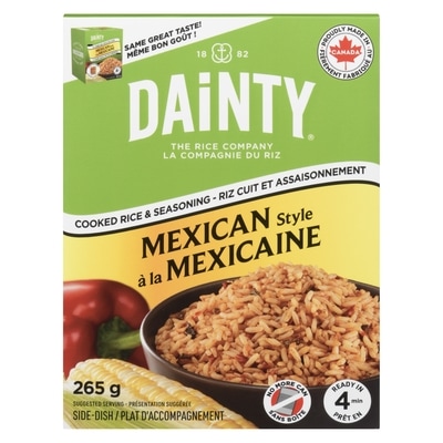 Riz Dainty Riz cuit et assaisonnement à la mexicaine 265 g, 0,66 $/100g