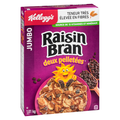 Raisin Bran Céréales jumbo