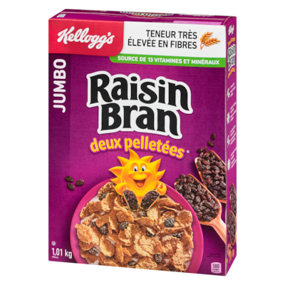 Raisin Bran Céréales jumbo