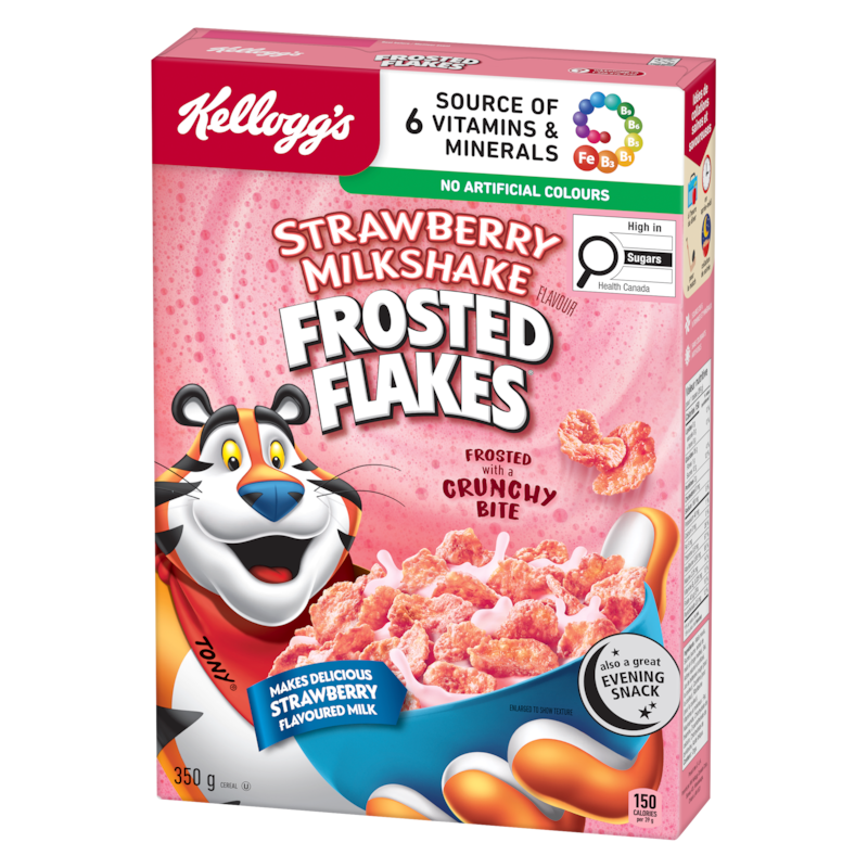 Frosted Flakes Cereal Strawberry Milkshake Flavour
