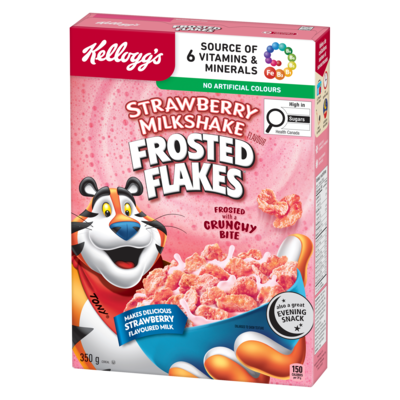 Frosted Flakes Cereal Strawberry Milkshake Flavour