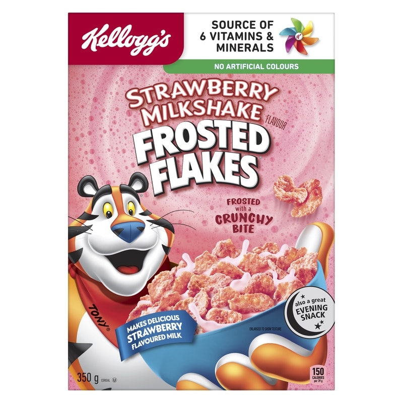 Frosted Flakes Cereal Strawberry Milkshake Flavour