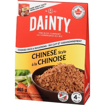 Riz cuit et assaisonnement à la chinoise