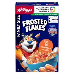 Kelloggs Frosted Flakes Cereal Family Size 545 g, $1.37/100g