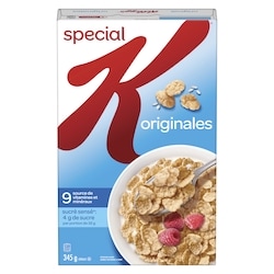 Kellogg’s Special K Céréales originales 345 g, 2,03 $/100g