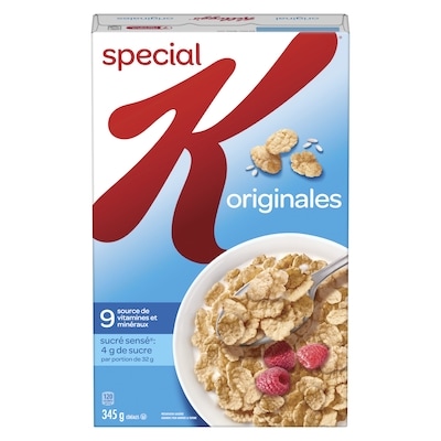 Kellogg’s Special K Céréales originales 345 g, 2,03 $/100g