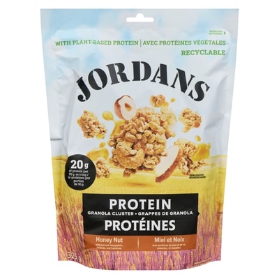 Jordans Honey Nut Protein Granola Clusters  325 g, $1.69/100g