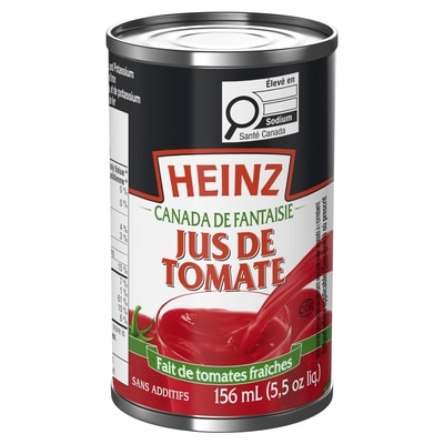 Heinz Jus de tomate 156 ml, 0,96 $/100ml