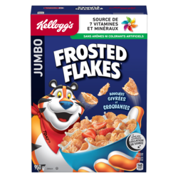 Kellogg’s Frosted Flakes Céréales jumbo 950 g, 1,16 $/100g