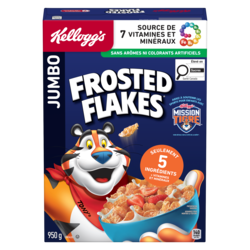 Kellogg’s Frosted Flakes Céréales jumbo 950 g, 1,05 $/100g