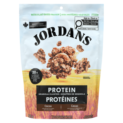 Jordans Cocoa Protein Granola Clusters 325 g, $1.69/100g