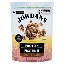 Jordan’s Grappes de granola Protéines Cacao 325 g, 2,30 $/100g