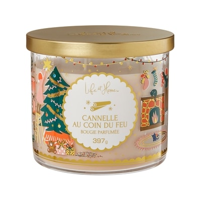 Life at Home Bougie parfumée Cannelle au coin du feu 1 ea, 16,00 $/1ch