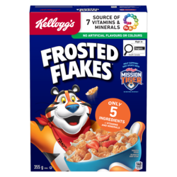 Kelloggs Frosted Flakes Cereal 355 g, $1.12/100g