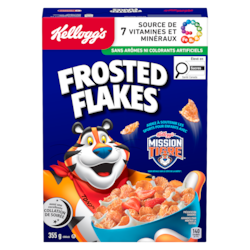 Kellogg’s Frosted Flakes Céréales 355 g, 1,41 $/100g