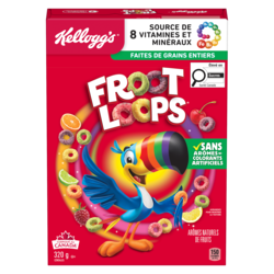 Kellogg’s Froot Loops Céréales 320 g, 1,25 $/100g