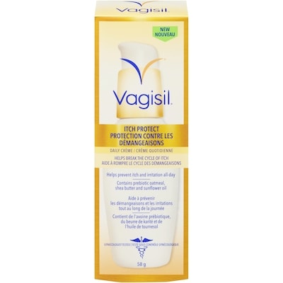 Vagisil Daily Crème Itch Protect 58 g, $18.09/100g