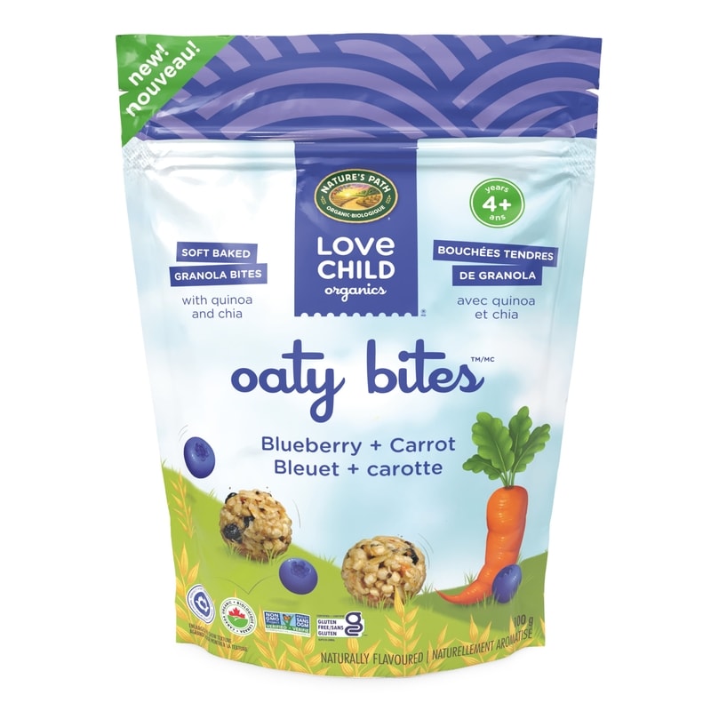 Organic Blueberry + Carrot Oaty Bites Snacks