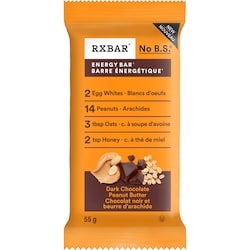RXBar Energy Bar Dark Chocolate Peanut Butter 55 g, $5.45/100g