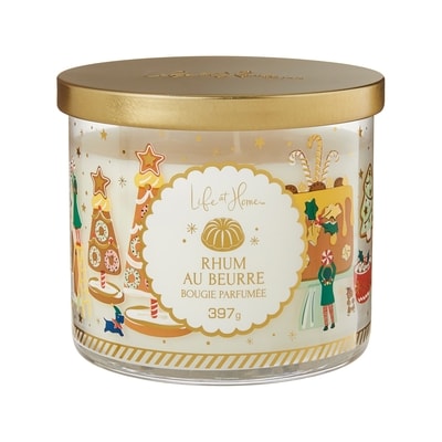 Life at Home Bougie parfumée Rhum au beurre 1 ea, 16,00 $/1ch