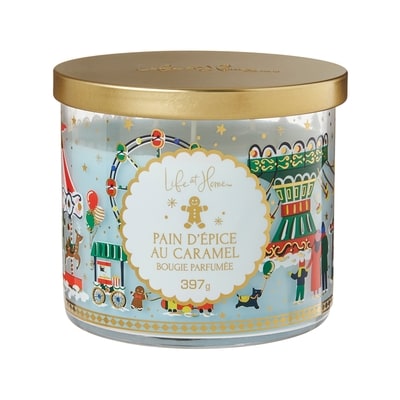 Life at Home Bougie parfumée Pain d’épice au caramel 1 ea, 16,00 $/1ch