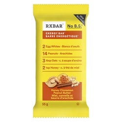 RXBar Energy Bar Honey Cinnamon Peanut Butter 55 g, $4.55/100g